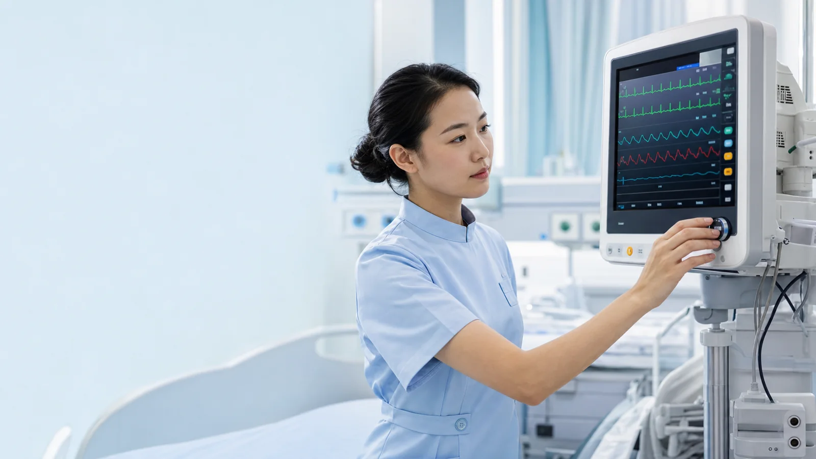 VITALINK 病床边监护仪 · Bedside patient monitoring